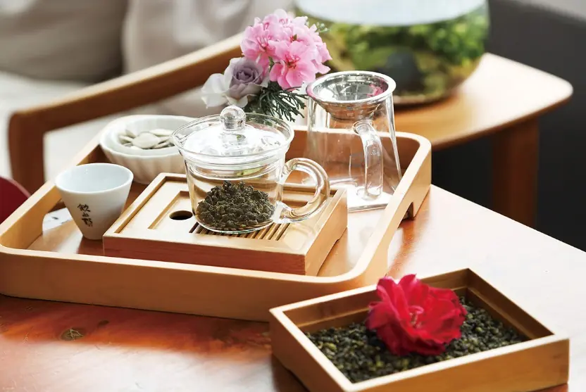 銪茗堂茶莊花與茶