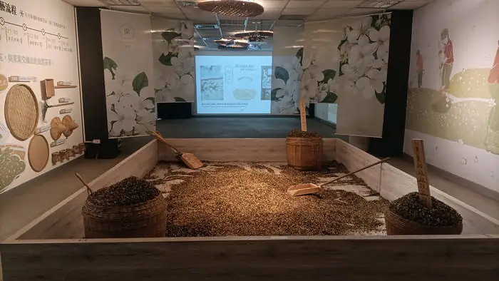 東方花茶廳茉莉花製茶池