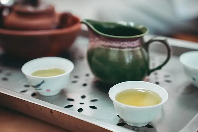正宗港口茶湯色澤