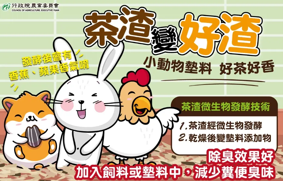 茶渣變寵物除臭品