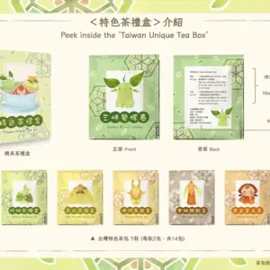 七款特色茶袋外包裝圖案