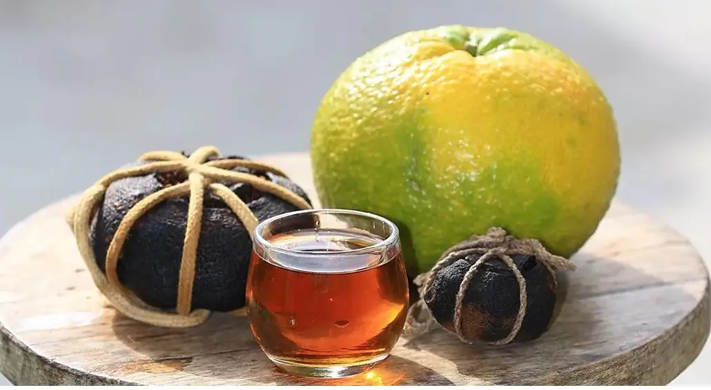 客家酸柑茶湯與虎頭柑