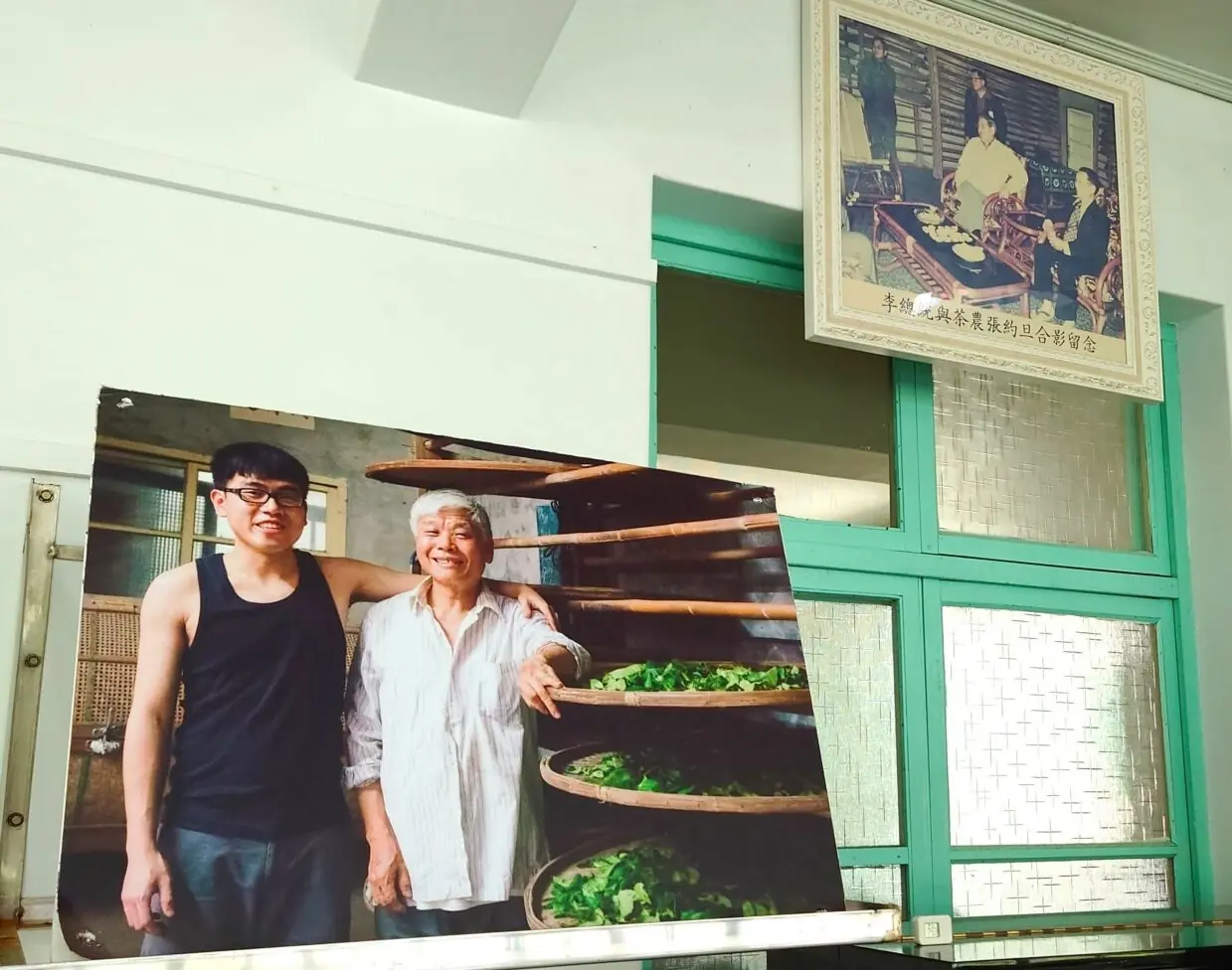 茶農張恩沛與父親